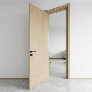 Fire Resistant Aluminum Alloy Fiberglass Finished Door