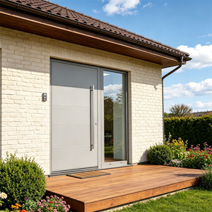 OEM/ODM Customized Soundproof Aluminum Glass Villa Front Entry Exterior Door