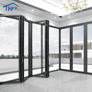 US NFRC Certification Balcony Exterior Folding Glass Doors