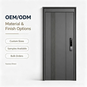 Luxury Modern Aluminum Alloy Front Entry Door Anti-Theft Smart Lock